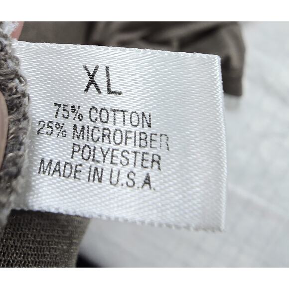 Vittorio Rocchetti Mens Polo Shirt Breathable Mesh Made in USA Brown XL - Picture 6 of 7